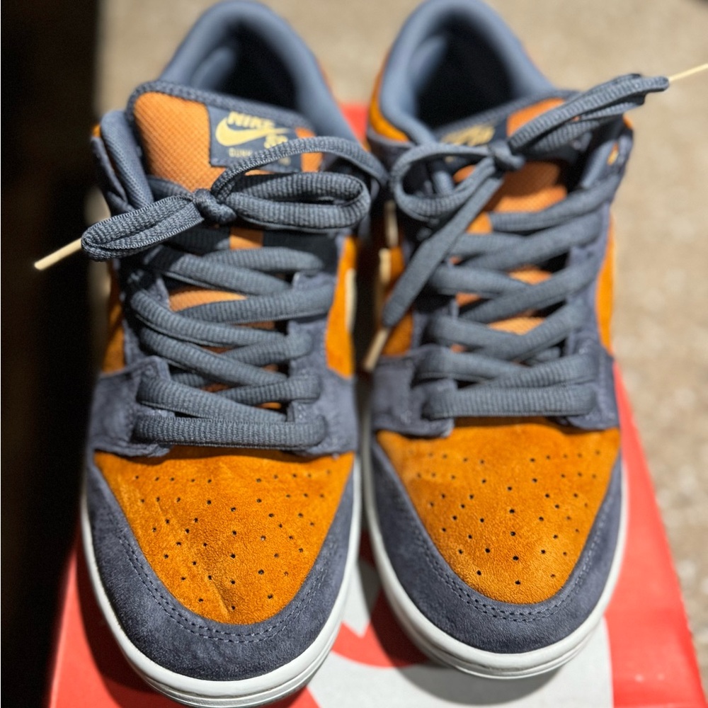 Nike Orange and Gray Athletic Shoes